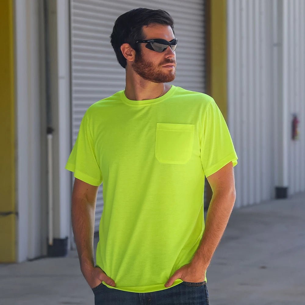 DSS2601 High Visibility Viz - Tuff Moisture Wicking Safety T - Shirt - Custom Craft Solution