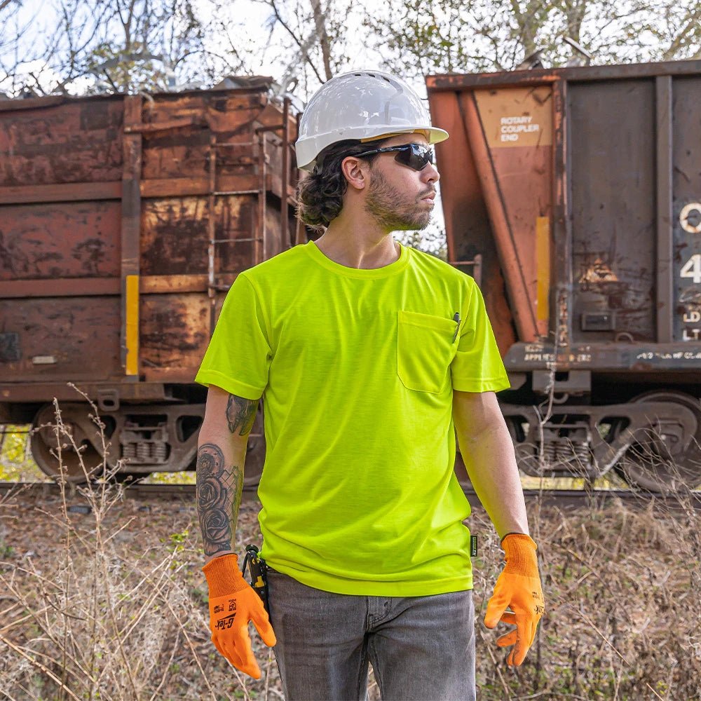 DSS2601 High Visibility Viz - Tuff Moisture Wicking Safety T - Shirt - Custom Craft Solution