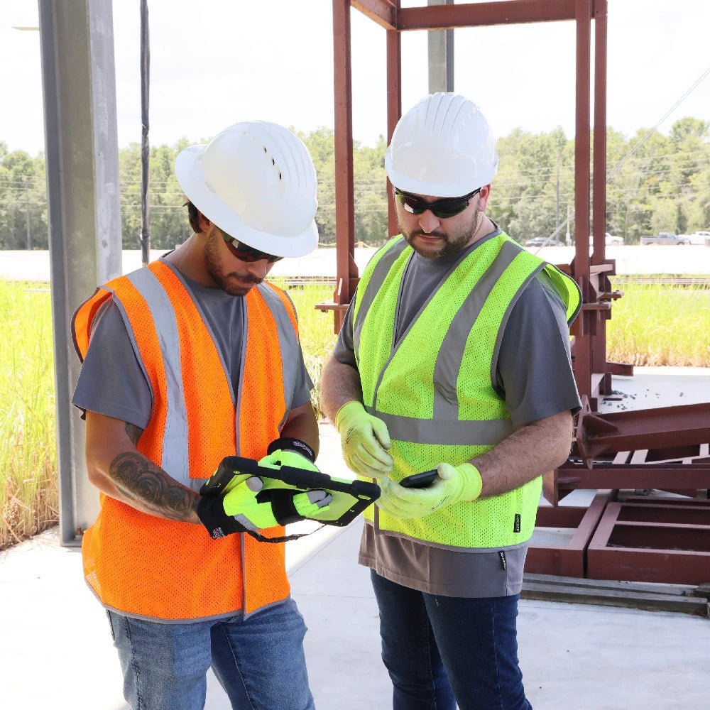 DV1121 Class 2 HiVis Viz - Cool Economy Safety Vest - Custom Logo Safety Vest lifestyle example