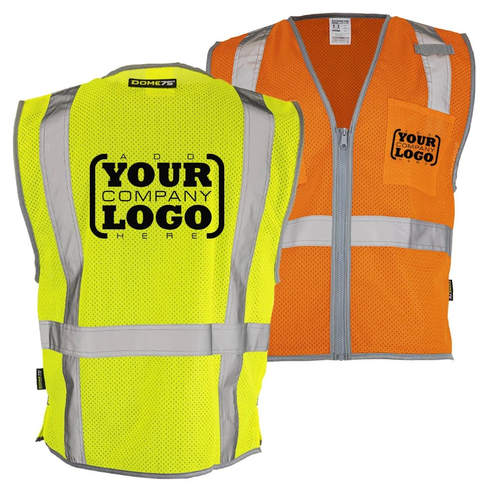 DV1221 HiVis ANSI Class 2 Viz - Cool Mesh Safety Vest - custom safety vests logo hero image