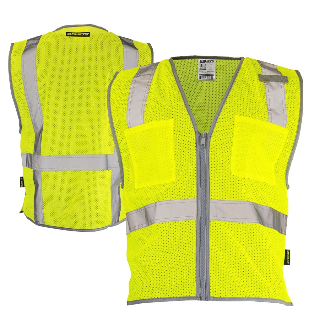 DV1221 HiVis ANSI Class 2 Viz - Cool Mesh Safety Vest - custom safety vests green varient