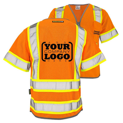 DV2533 Class 3 HiVis Contrast Viz - Cool Safety Vest - Custom Craft Solution