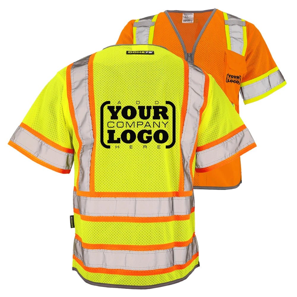 DV2533 Class 3 HiVis Contrast Viz - Cool Safety Vest - Custom Craft Solution