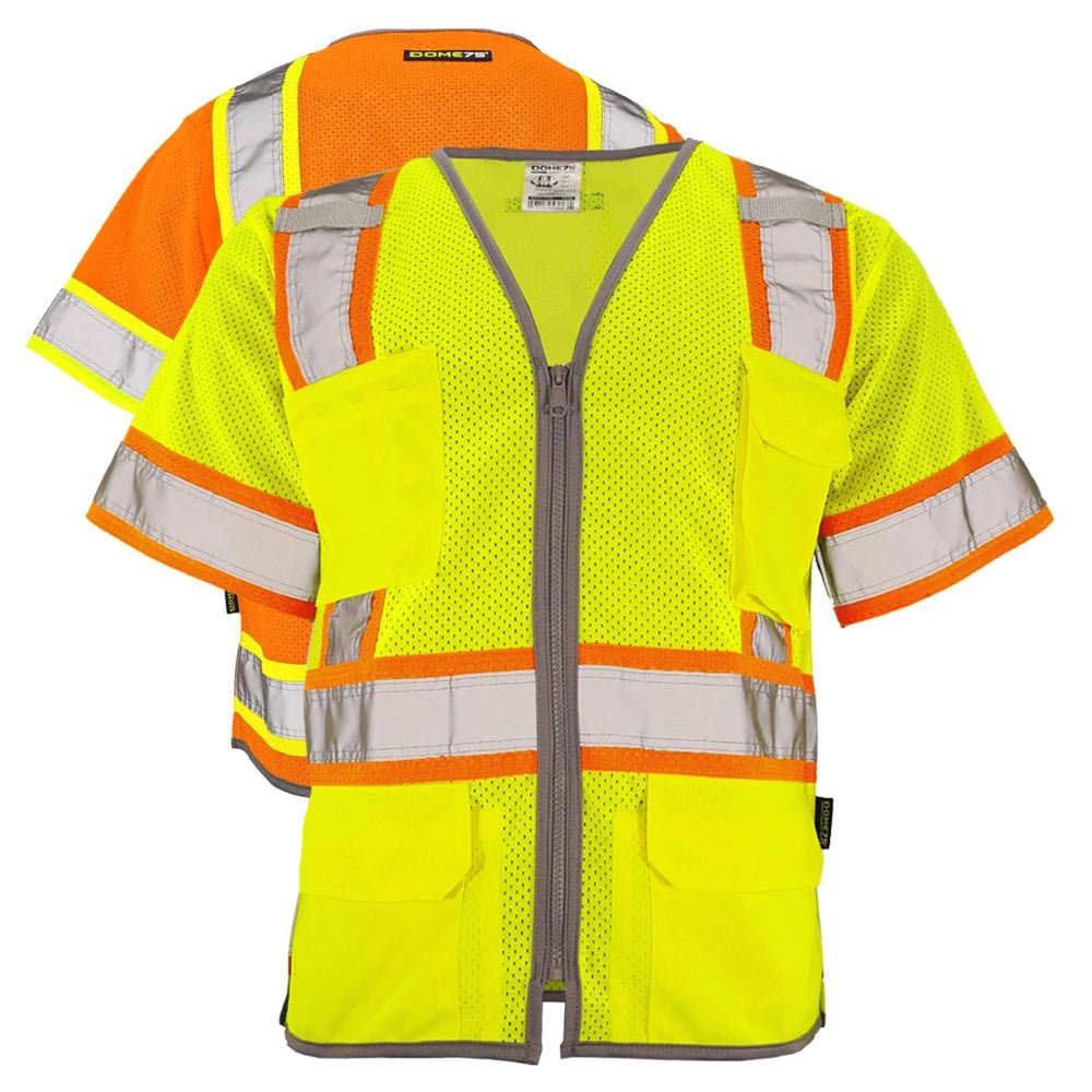 DV2533 Class 3 HiVis Contrast Viz - Cool Safety Vest - Custom Craft Solution