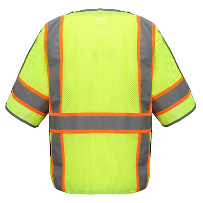 2705 Class 3 Hi Vis Reflective Breakaway Safety Vest - Custom Craft Solution