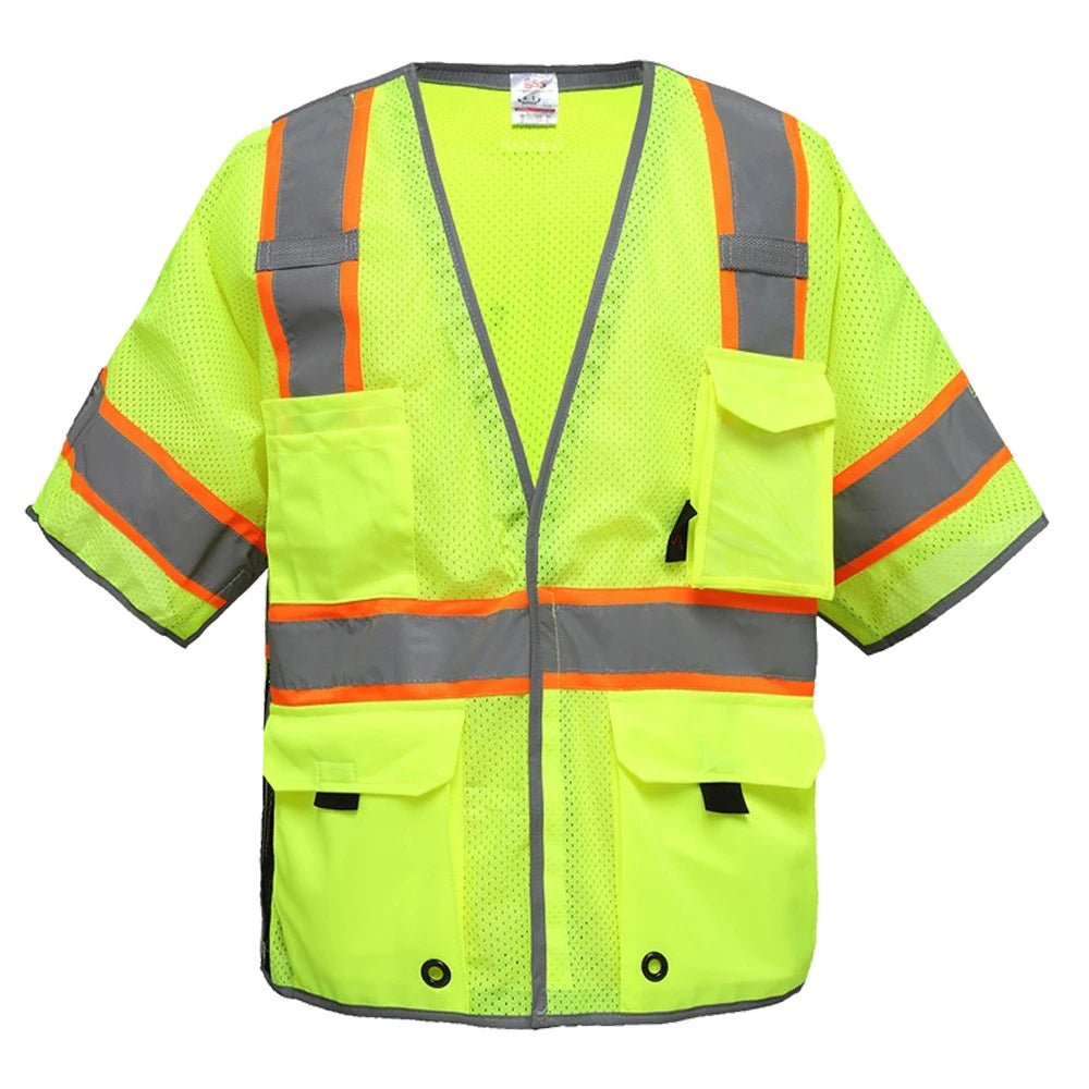 2705 Class 3 Hi Vis Reflective Breakaway Safety Vest - Custom Craft Solution