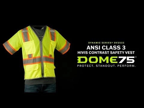 DV2533 Class 3 HiVis Contrast Viz - Cool Safety Vest - Custom Craft Solution