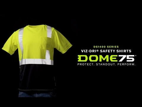 DSS1421 HiVis ANSI Class 2 Viz-Dri Safety T-Shirt