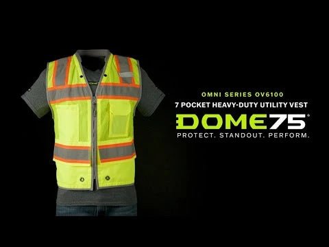 OV6100 HiVis Class 2 Heavy Duty Utility Vest with ProPocket™ - custom safety vests brand image