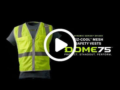 DV1221 HiVis ANSI Class 2 Viz - Cool Mesh Safety Vest - Custom Craft Solution