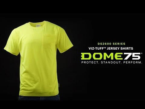 DSS2601 High Visibility Viz - Tuff Moisture Wicking Safety T - Shirt - Custom Craft Solution