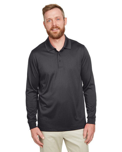 Harriton Men's Tall Advantage Long Sleeve Snag Protection Plus IL Polo - Custom Craft Solution