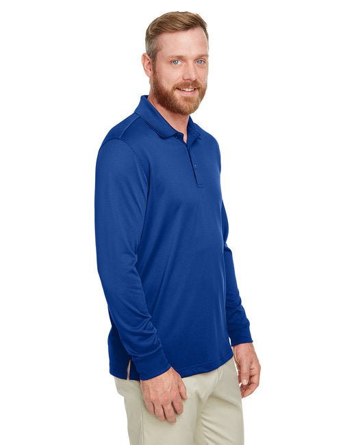 Harriton Men's Tall Advantage Long Sleeve Snag Protection Plus IL Polo - Custom Craft Solution