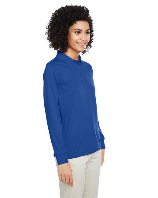 Harriton Ladies' Advantage Snag Protection Plus IL Long Sleeve Polo - Custom Craft Solution