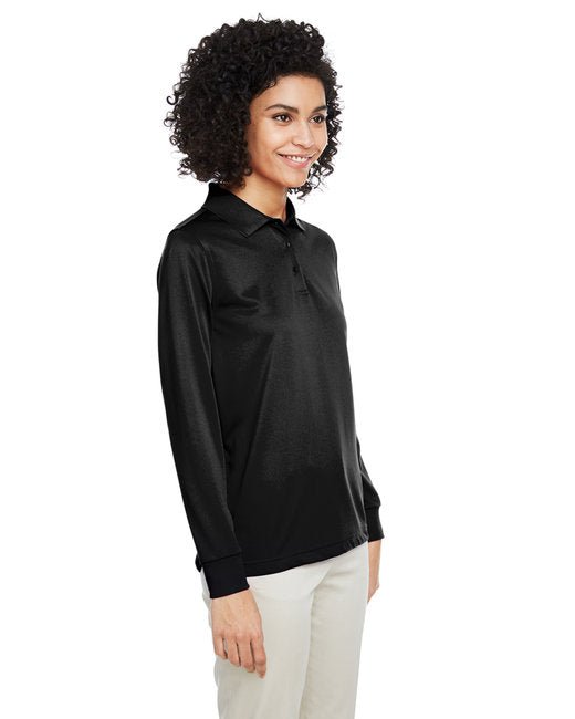 Harriton Ladies' Advantage Snag Protection Plus IL Long Sleeve Polo - Custom Craft Solution