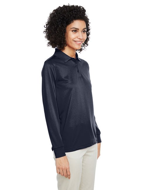 Harriton Ladies' Advantage Snag Protection Plus IL Long Sleeve Polo - Custom Craft Solution