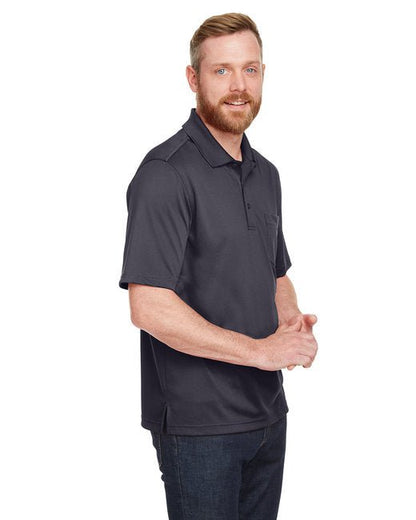 Harriton Men's Advantage Snag Protection Plus IL Pocket Polo - Custom Craft Solution