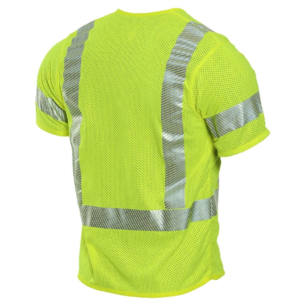 SV59Z - 3 Class 3 Hi Vis Heavy Duty Zippered Mesh Surveyor Safety Vest - Custom Craft Solution