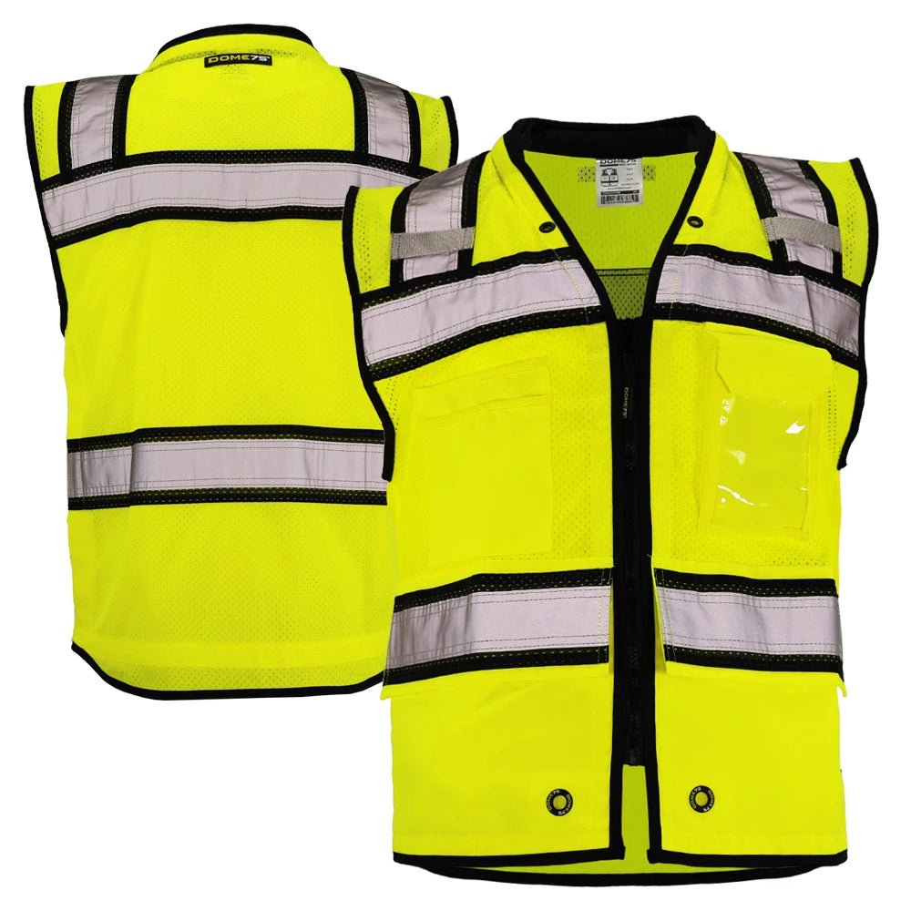 OV6100 HiVis Class 2 Heavy Duty Utility Vest with ProPocket™ - custom safety vests yellow varient