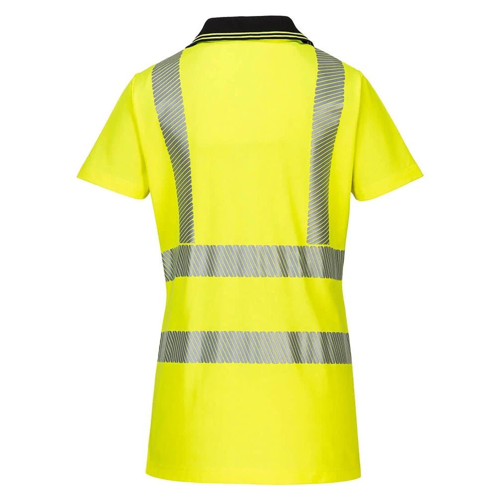 LW72 Class 2 Women's HiVis Short Sleeve Pro Polo Safety Shirt - Custom Craft Solution