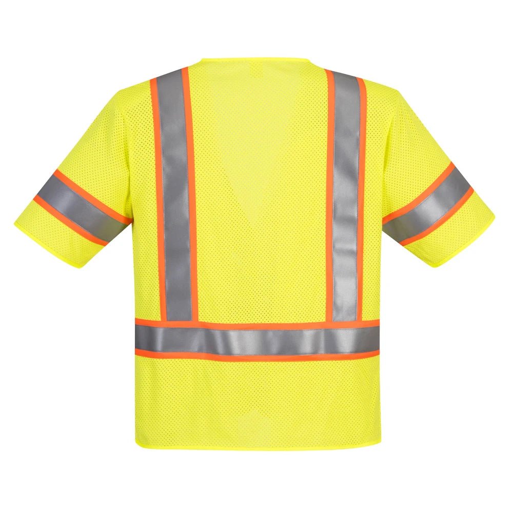 UFR24 Class 3 FR CAT 1 Contrast Mesh Safety Vest - Custom Craft Solution