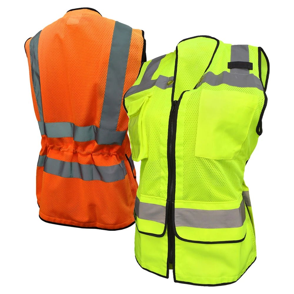 SV59W Class 2 HiVis Ladies Heavy Duty Surveyor Safety Vest - custom safety vests hero image